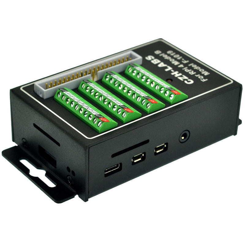 RPi Screw Terminal Block Breakout Module with Aluminum Enclosure. for Raspberry Pi 4 Model B For Pi 4B