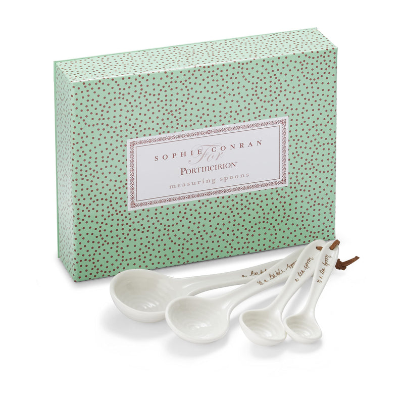 Portmeirion Sophie Conran White Measuring Spoons,Set of 4