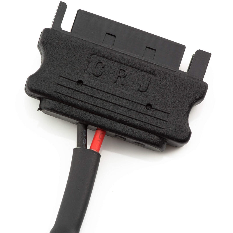 CRJ SATA Power 15-Pin Male to SATA 6-Pin Slimline Sleeved Power Adapter Cable