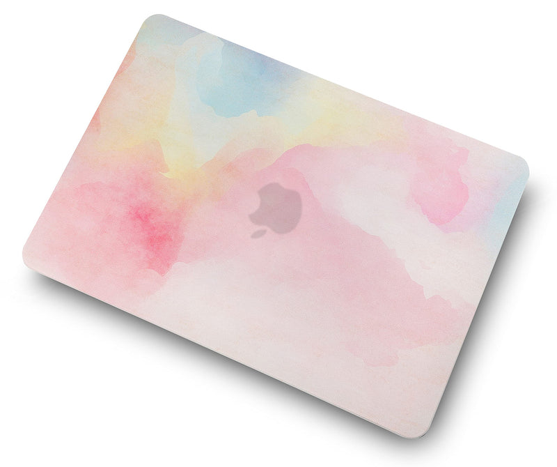 KECC Compatible with MacBook Pro Retina 13 inch Case 2012-2015 Release A1502 A1425 Plastic Hard Shell + Keyboard Cover + Sleeve (Rainbow Mist) Rainbow Mist