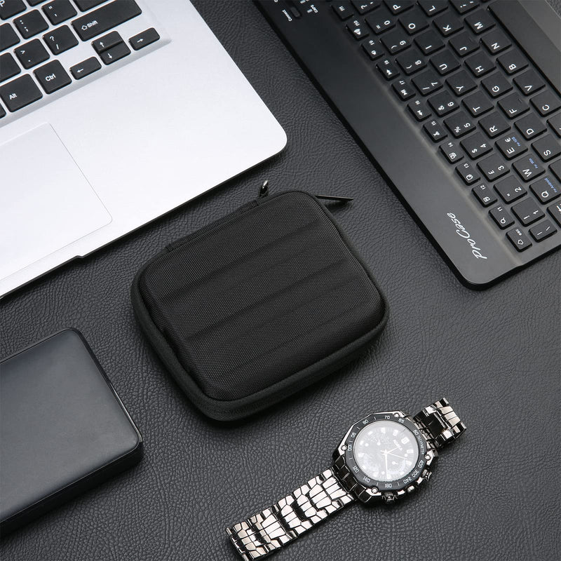 ProCase Carrying Case for Samsung T7 Shield External SSD with 2 Cable Ties, Hard EVA Shockproof Storage Travel Organizer for T7 Shield Portable Solid State Drive USB 3.2 1TB 2TB -Black