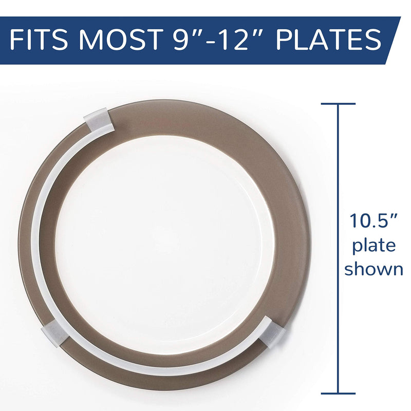 2 Pack - Plate Guard, FSA Eligible, Designed by an Occupational Therapist. Fits Most 9" to 12" Plates New