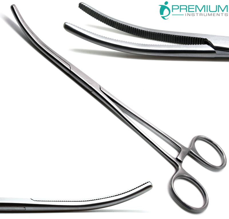 Pean Rochester Straight & Curved Forcep 8" Hemostat Surgical 2 Pcs Instruments