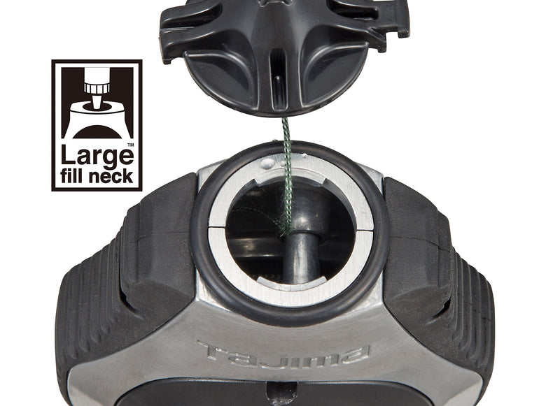 TAJIMA Chalk Box - Chalk-Rite Dura Snap-Line with Extra Bold 1mm Chalk Line & Integrated Handle Release - CR401S Aluminum