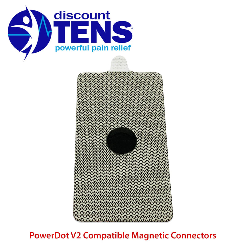 PowerDot 2.0 Compatible Electrodes with Magnetic Connector. 12 Premium PowerDot 2.0 Compatible Replacement Pads (Version 2 - Magnetic) Version 2.0 - Magnetic