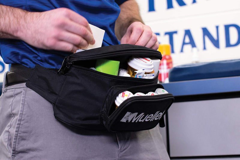 Mueller Fanny Pack, Empty, Black, 0.25-Pound