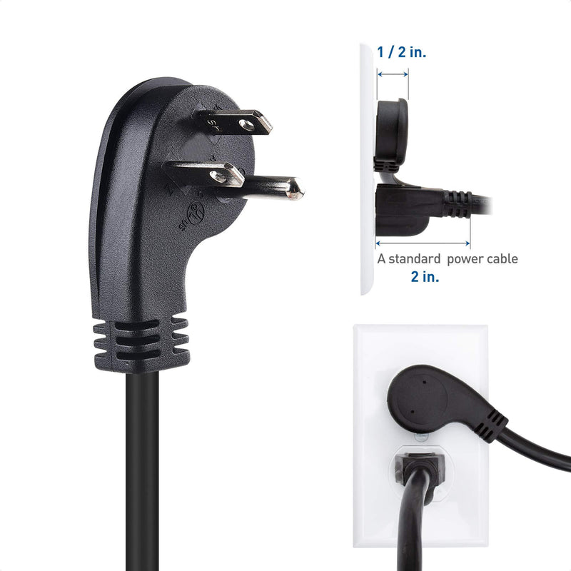 Cable Matters Computer Power Cord Splitter (NEMA 5-15P to 2X IEC C13) - 10 Feet 10 ft