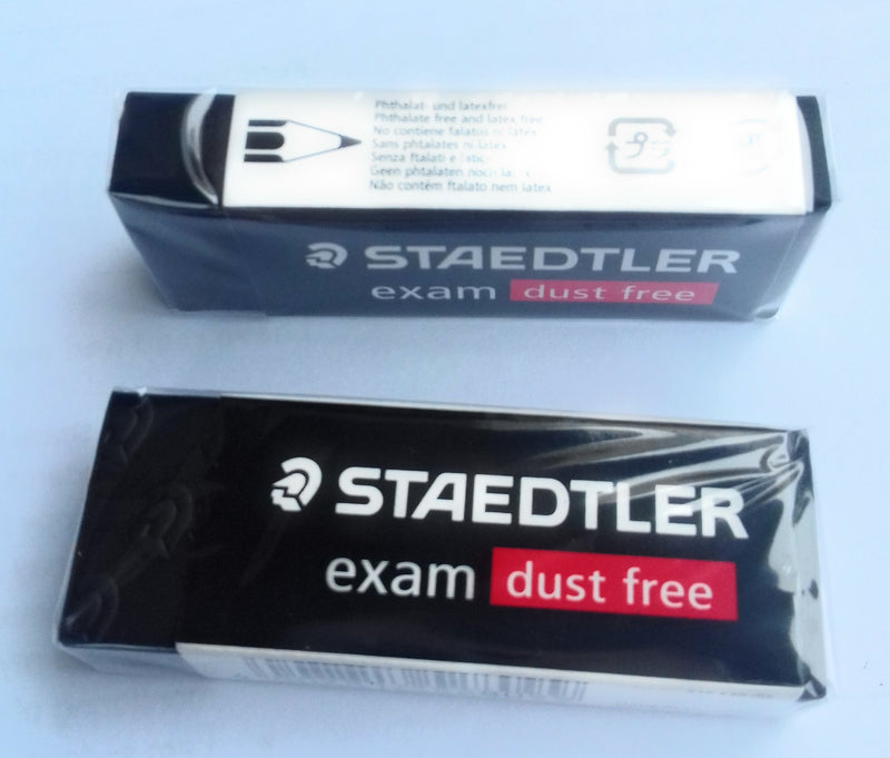 Staedtler Large Exam Dust Free Pencil Eraser (526 E20) Pack of 5 Erasers