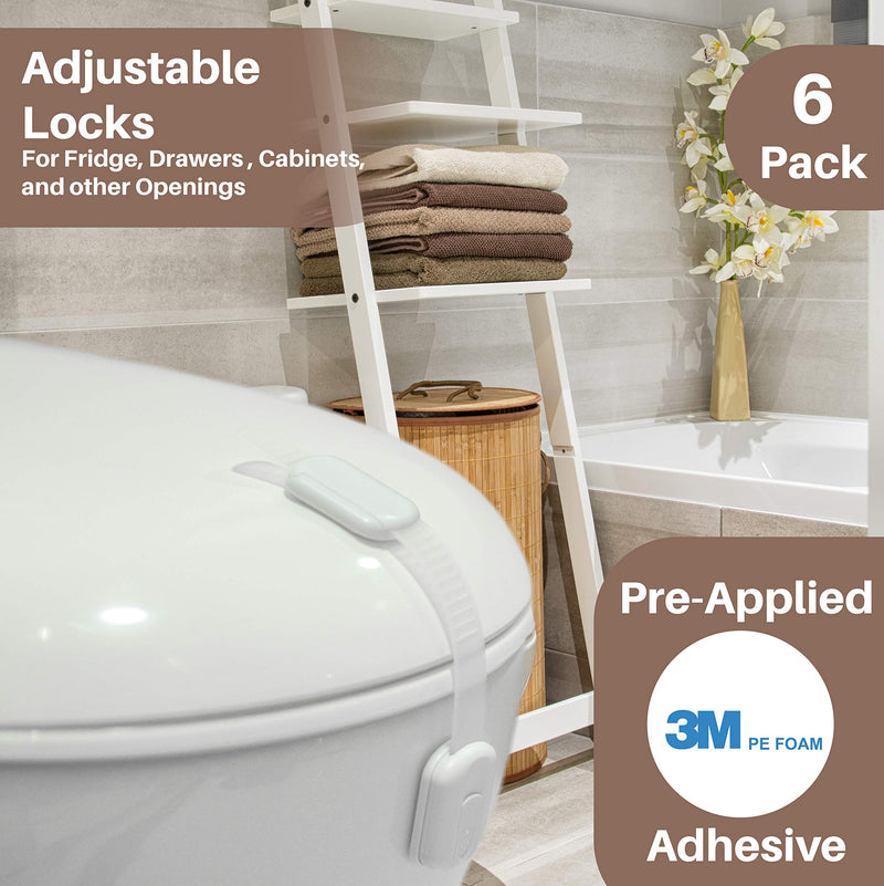 Complete Baby Proofing Kit - Child Safety Hidden Locks for Cabinets & Drawers, Adjustable Safety Latches, Corner Guards and Outlet Covers - Baby Proof Pack to Keep Your Child Safe at Home