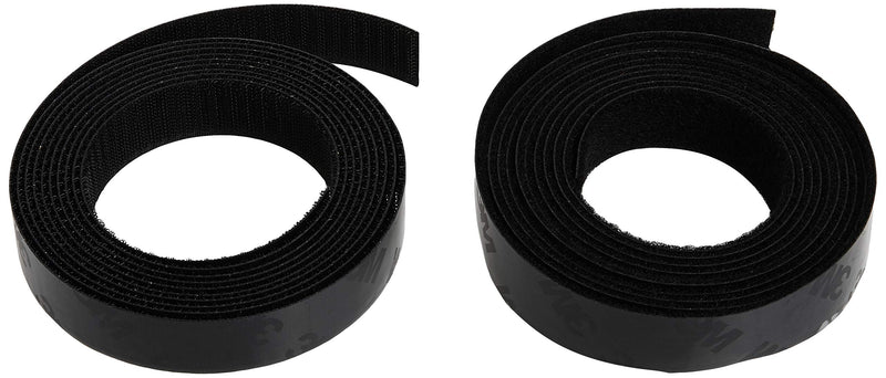 3M Hook/Loop Fastener TB3571/TB3572, Black, 1 in x 10 ft