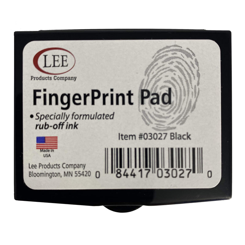 Lee Inkless FingerPrint Pad (S03027) 1 Black