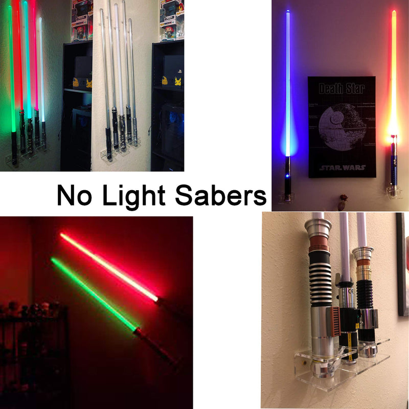 YYST Clear Light saber Wall Mount Wall Rack Wall Holder - Hardware Included. 1