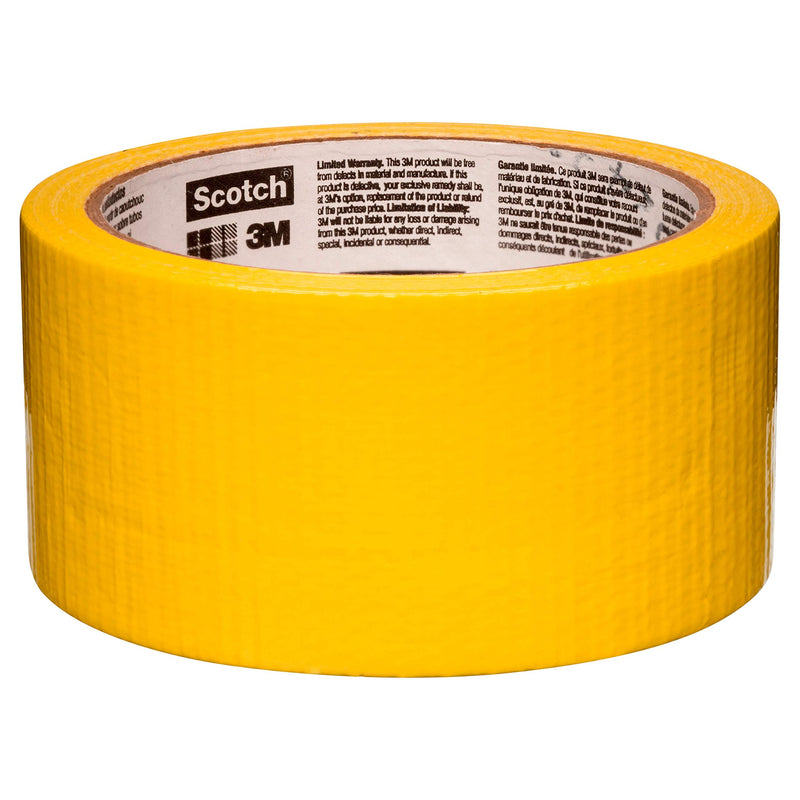 3M Scotch Duct Tape, Sunshine Yellow, 1.88-Inch by 20-Yard - 920-YLW-C 1 Pack