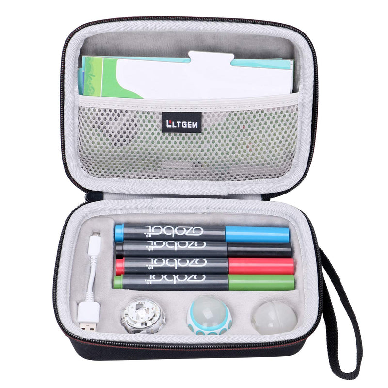 LTGEM Carrying Case for Bit Coding Robot - Fits USB Charging Cable/playfield/Skin / 4 Color Code Markers (Fits a Full Robotics kit)-Case only A-Gray