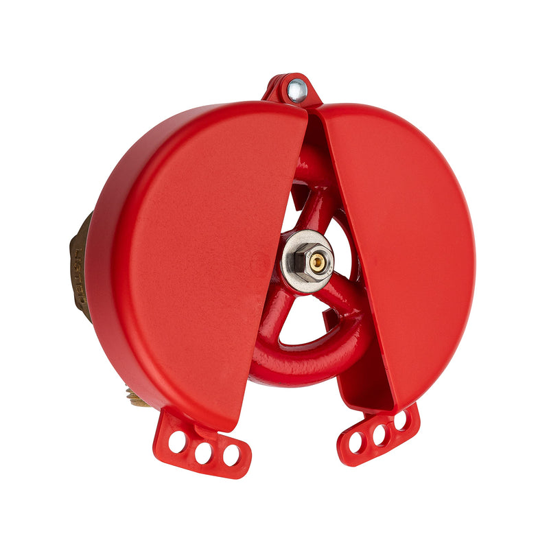 Zing Green Products 7104 RecycLockout Gate Valve Lockout, 2.5 Inch - 5 Inch, Recycled Plastic, red 2-1/2 inches - 5 inches Valve Handle Diameters