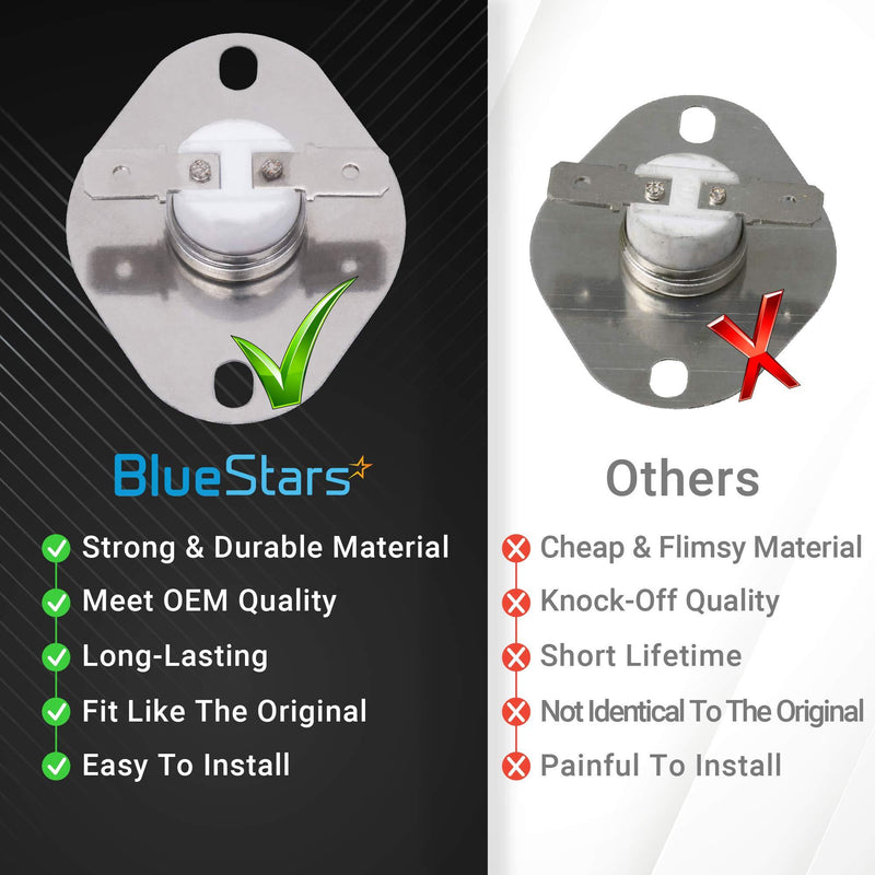 9759242 Oven Thermal Fuse Replacement part by Blue Stars - Exact Fit for Whirlpool KitchenAid Maytag Ovens/Ranges - Replaces 4452223 WP9759242 AP6014015 PS11747248