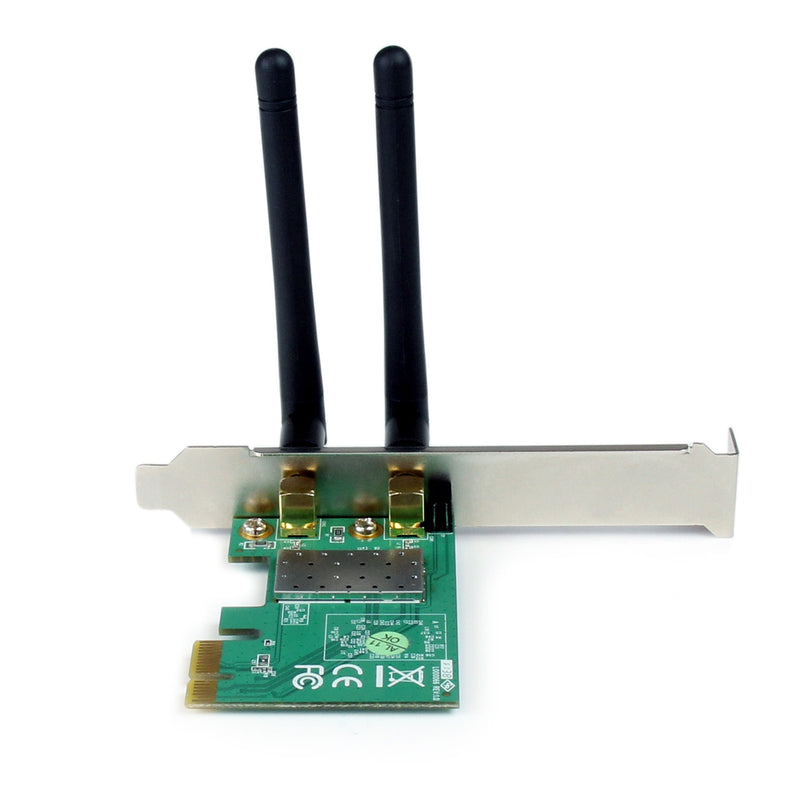 StarTech.com PCI Express Wireless N Card - 300 Mbps PCIe 802.11 b/g/n Network Adapter Card – 2T2R 2.2 dBi - PCIe Wireless Desktop Card (PEX300WN2X2)