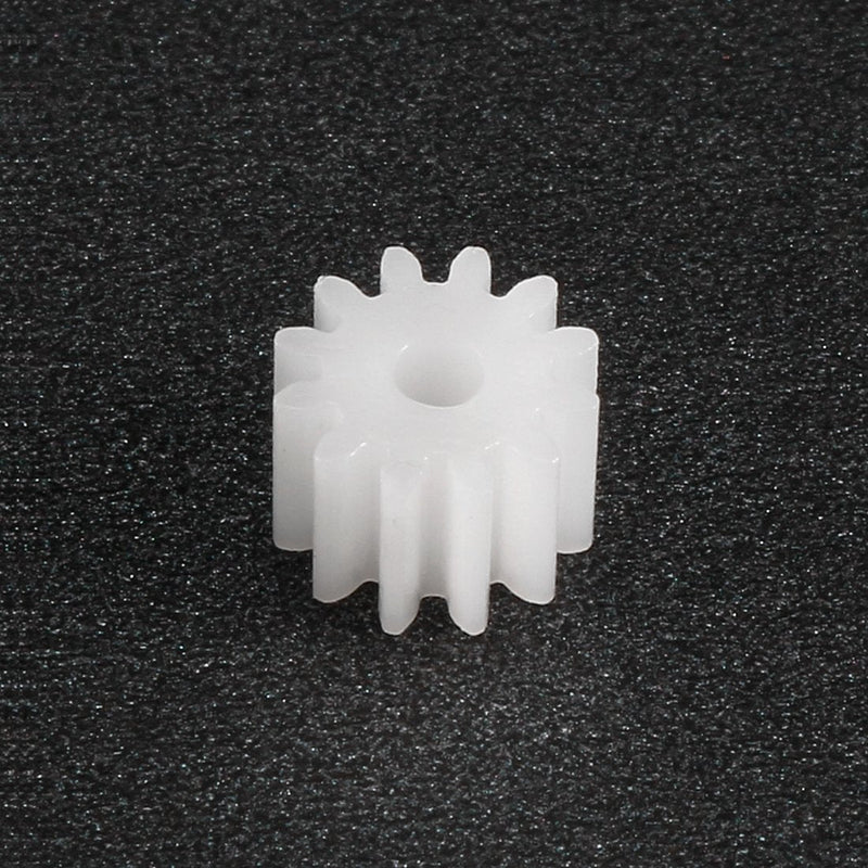 uxcell 50pcs Plastic Gears 12 Teeth Model 122A Reduction Gear Plastic Worm Gears for RC Car Robot Motor