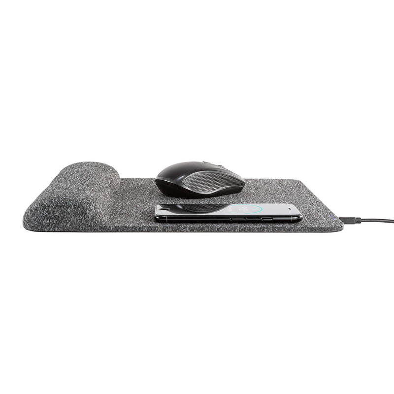 Allsop PowerTrack Plush Wireless Charging Mousepad