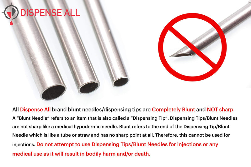 Dispense All - Mini Industrial Syringe Pack - 10ml Syringes with 14G & 18G Blunt Needles, Blunt Needles Covers, and Syringe Caps