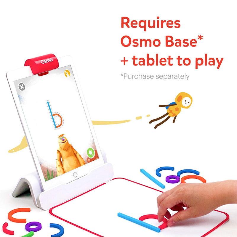 Osmo - Little Genius Sticks & Rings - 2 Educational Games - Ages 3-5 - Imagination, Letter Formation & Creativity - For iPad or Fire Tablet - STEM Toy (Osmo Base Required - Amazon Exclusive) Game Multi