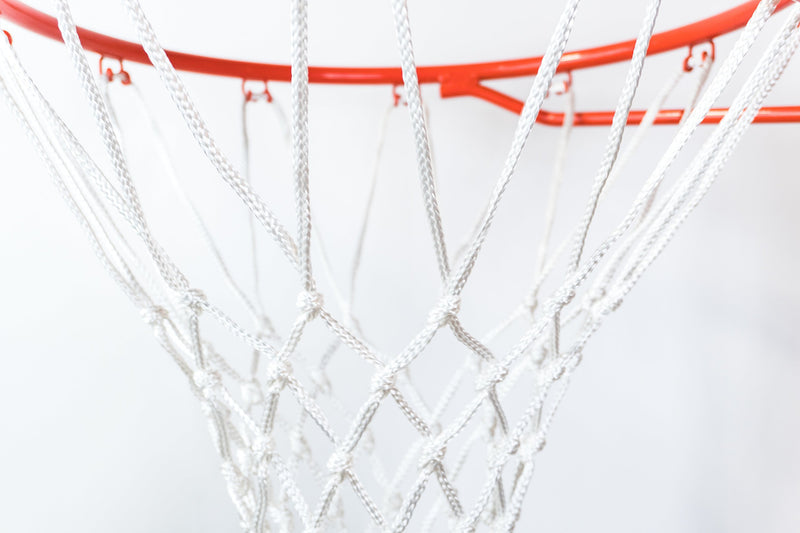 Ultra Sporting Goods Heavy Duty Basketball Net Replacement - All Weather Anti Whip, Fits Standard Indoor or Outdoor Rims - White, 12 Loops