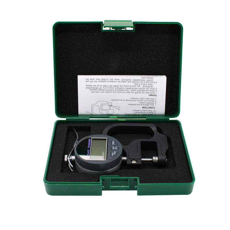 HFS (R) Thickness GAGE DIAL Micrometer Caliper Scope Sheet Paper (0.5"x0.001" Digital) 0.5"x0.001" digital