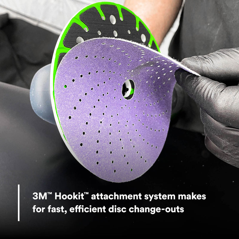 3M Hookit Purple Clean Sanding Disc 334U, 30760, 6 in, P800 grade, 50 discs per carton 1