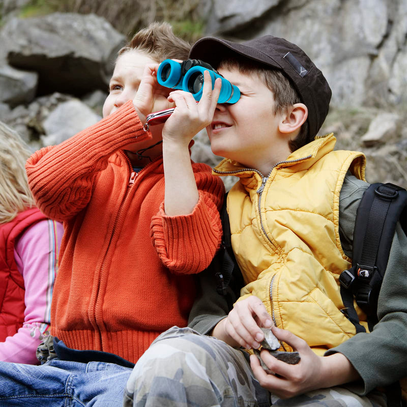 4 Pack Kids Binoculars Educational Learning Binoculars Children Binoculars Folding Real Binoculars for Bird Watching, Gifts for Outdoorsy Kids (Colour mixture2) colour mixture2