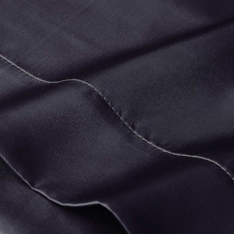 Love's cabin Silk Satin Pillowcase for Hair and Skin (Black, 20x26 inches) Slip Pillow Cases Standard Size Set of 2 - Satin Cooling Pillow Covers with Envelope Closure Black Standard(20"x26")
