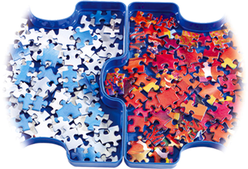 Ravensburger Sort and Go Jigsaw Puzzle Accessory - Sturdy and Easy to Use Plastic Puzzle Shaped Sorting Trays to Organize Puzzles Up to 1000 Pieces