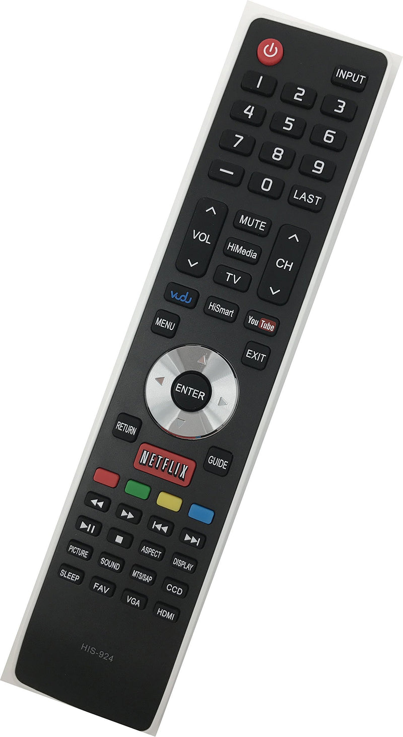 Smartby Remote Control Compatible with Hisense Smart Internet TV Replacement for Hisense EN-22652A EN-31201A EN-33922A EN-33925A EN-33926A
