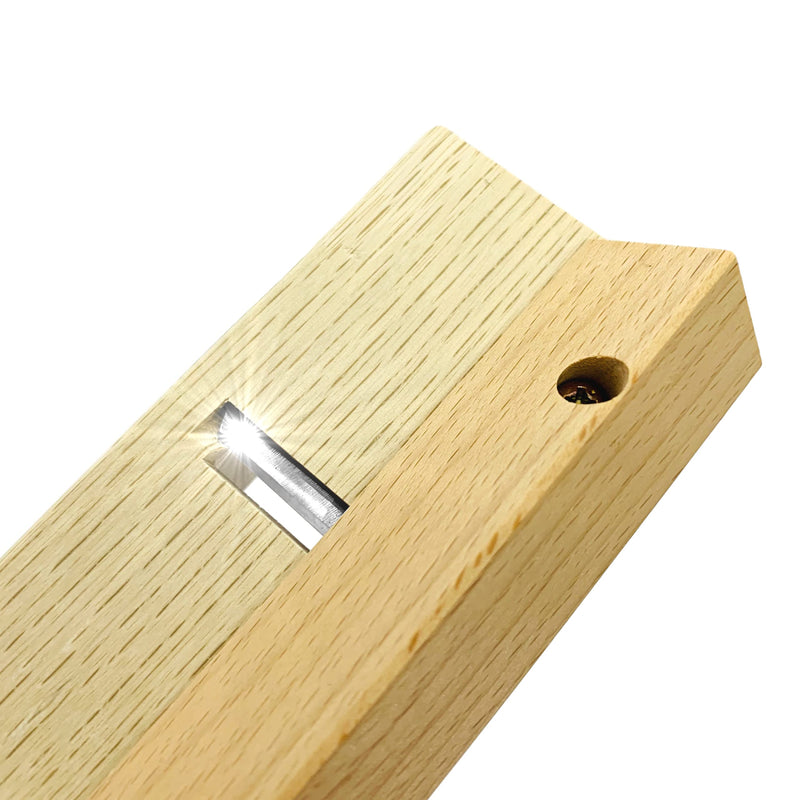 KAKURI Chamfer Plane for Wood 30, 45, 60 Degree Adjustable, Japanese Hand Plane KANNA WoodWorking Edge Corner Plane, Edge Trimming Chamfer Tool, Razor Japanese Steel Blade & Oak, Made in JAPAN