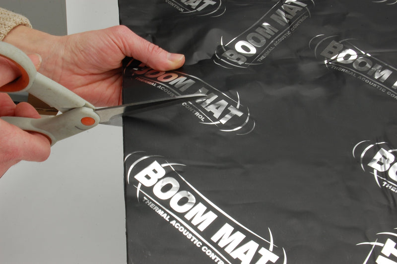 Design Engineering 050200 Boom Mat Sound 2mm Damping Material with Adhesive Backing, 12" x 12.5" (Pack of 2) Pack of 2