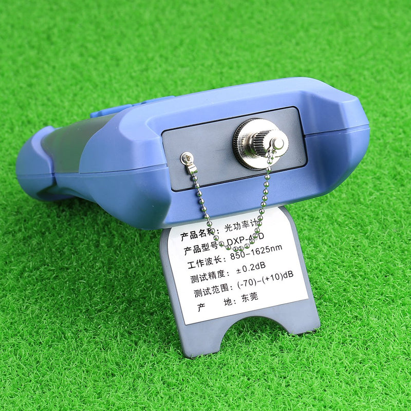 FTTH Fiber Optical Cable Tester Tool Fiber Optic Power Meter Test Seven Wavelength +10 to -70dBm for SC FC ST Connector CATV Testing and Telecommunciation