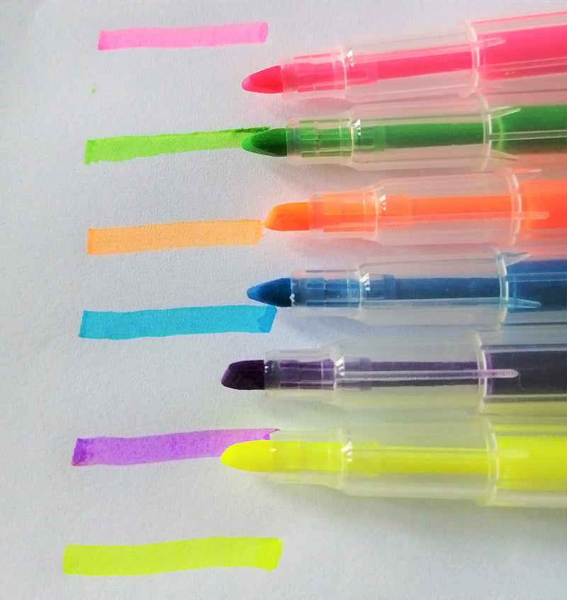 Highlighters 6 colors, 6 pack