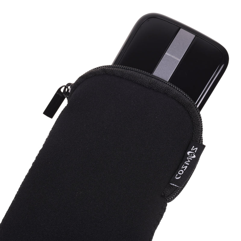 Cosmos Black Neoprene Zipper Carrying Protection Sleeve Case Pouch Cover for Microsoft Arc Touch Mouse (Black)