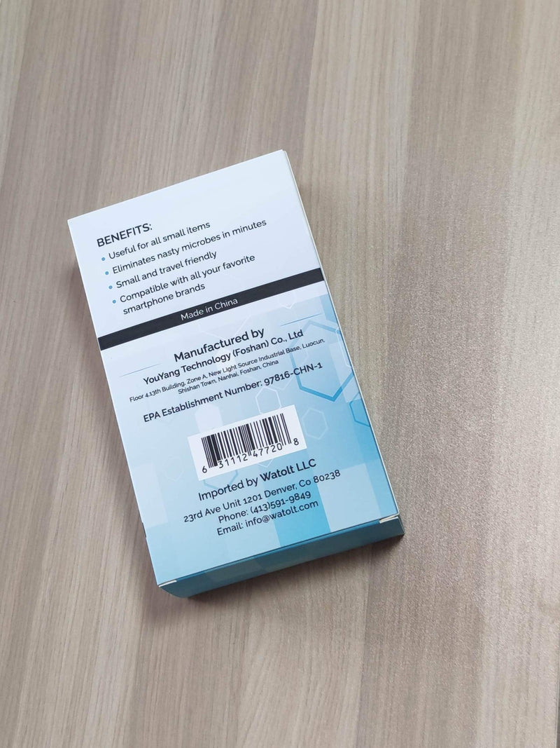 UV Light Sanitizer - Cell Phone Sanitizer Sterilizer Cleaner Box for Smartphone iPhone