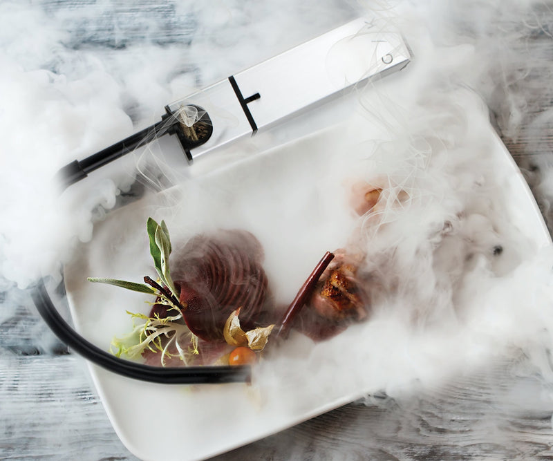 Gramercy Kitchen Company Cocktail Smoker - Includes Wood Chips - Smoking Gun | Smoke Meat, Drink & Food Indoor Infuser | Ultimate Sous Vide Foodie Accessories Gift