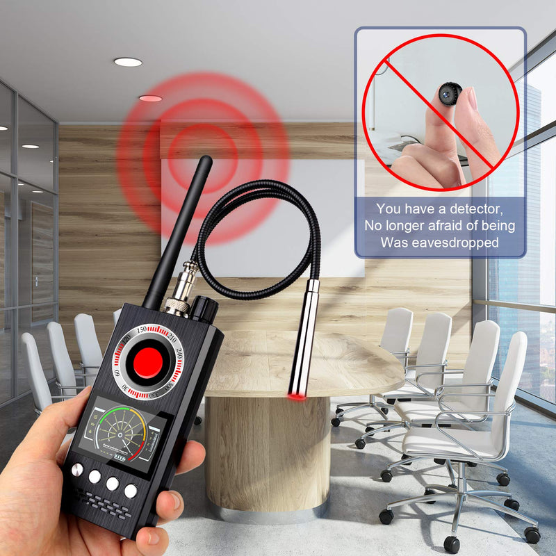 Anti-Spy Wireless RF Signal Detector [Latest Professional Version] Bug GPS Camera Signal Detectorï¼ŒDetection GPS Tracker Hidden Camera Eavesdropping Device Signal Detector