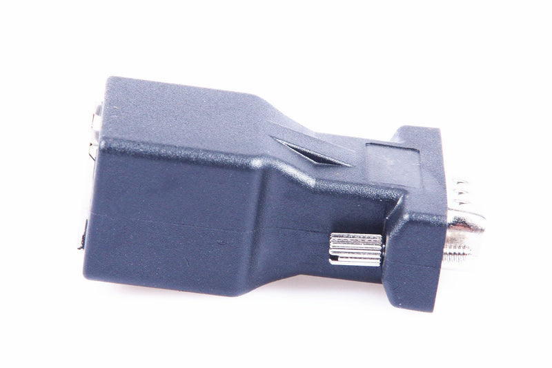 LM YN DB9 RS232 Male Port to RJ45 Female Connector Card DB9 Serial Port Extender to LAN CAT5 CAT6 RJ45 Network Ethernet Cable Adapter