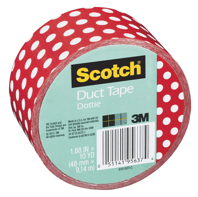 Scotch Duct Tape, Dottie, 1.88-Inch by 10-Yard