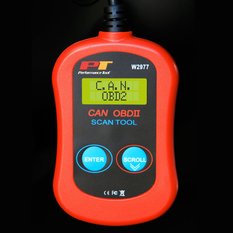 Performance Tool W2977 CAN OBD II Scanner Tool for Check Engine Light & Diagnostics, Direct Scan and Read Out CAN OBD II Scanner Tool Basic Model