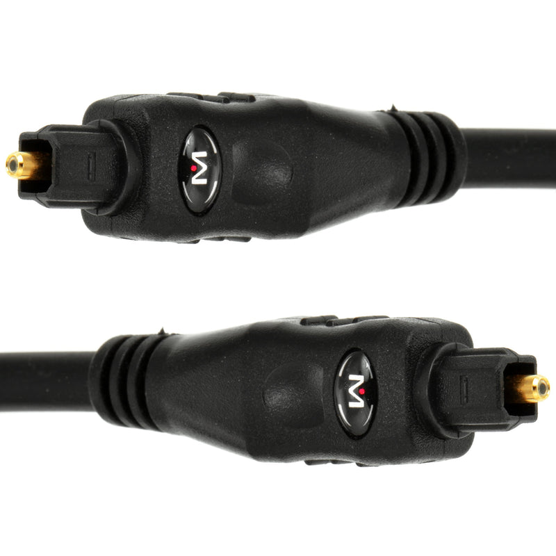 Mediabridge Toslink Cable (15 Feet) - Optical Digital Audio Cable 15 Feet