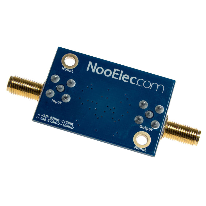 Flamingo FM - Broadcast FM Bandstop Filter (FM Notch Filter) for Software Defined Radio (SDR) Applications