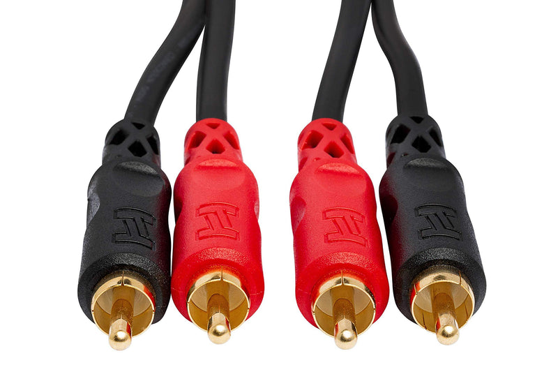 Hosa CRA-203AU Dual RCA to Same Stereo Interconnect, 9.8 feet