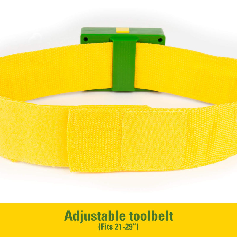TOMY John Deere Deluxe Talking Toolbelt Preschool Toy Frustration Free Packaging
