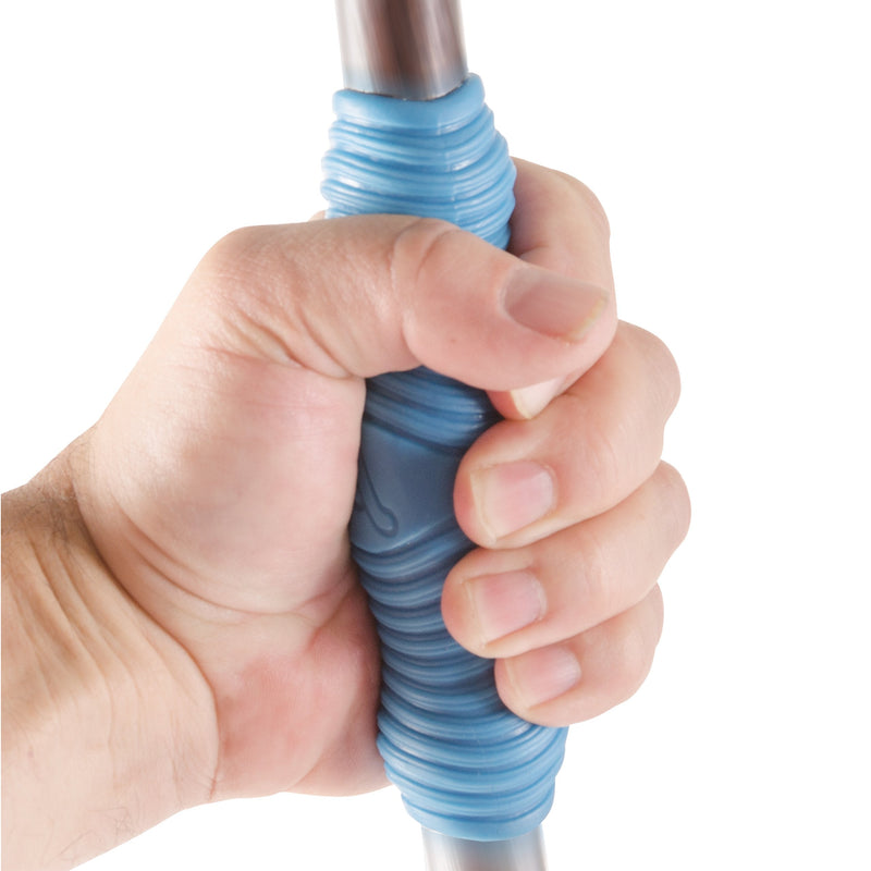 HealthSmart Vivi uGrips Ergonomic Universal Handle Grips for Home, Kitchen, Sporting Equipment, Garden and the Outdoors, Comfortable and Versatile, 3 Grips, Blue, Green, Gray