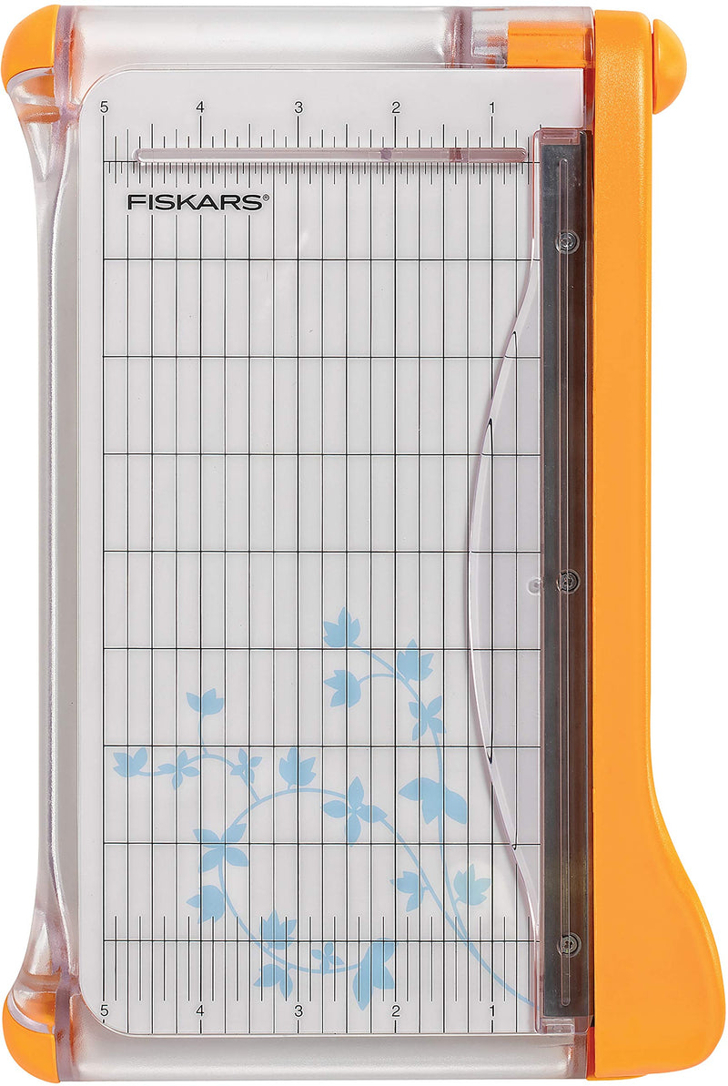 Fiskars 9 Inch Bypass Paper Trimmer (199130-1001),White White