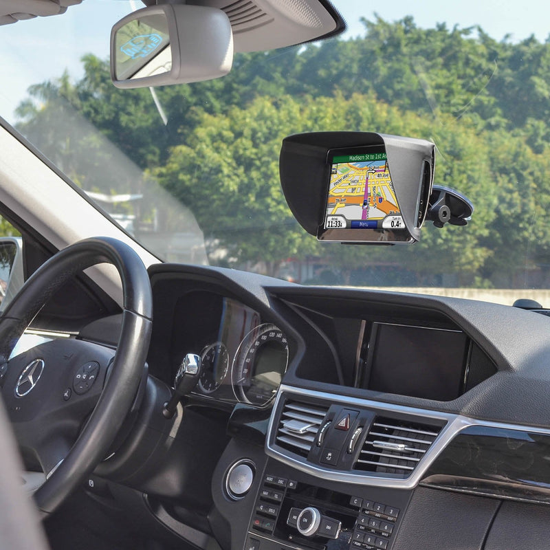 TFY Sunshade & Glare Visor for Garmin Nüvi GPS Navigator and Other GPS Navigators (5 Inch)